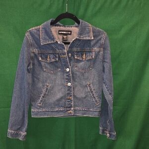 Express Jeans Blue Jean Jacket